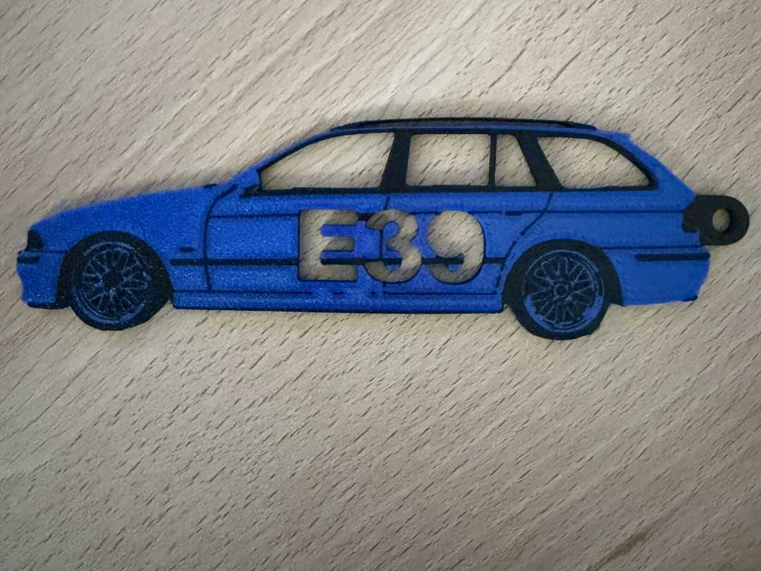 Auto Schlüsselanhänger E39 Touring Side Keychain