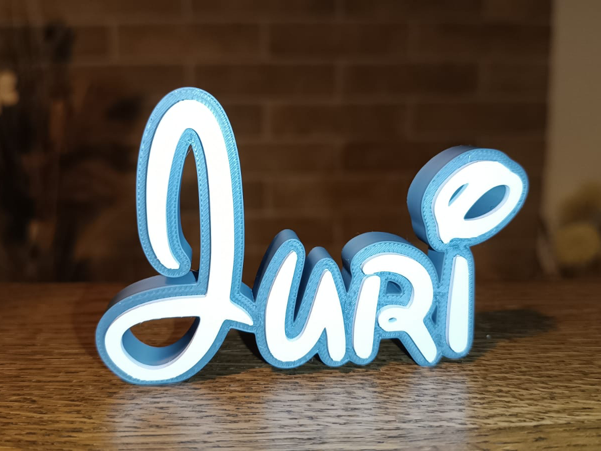 Disney Name Sign Juri Kid Room Wall Decor Tag