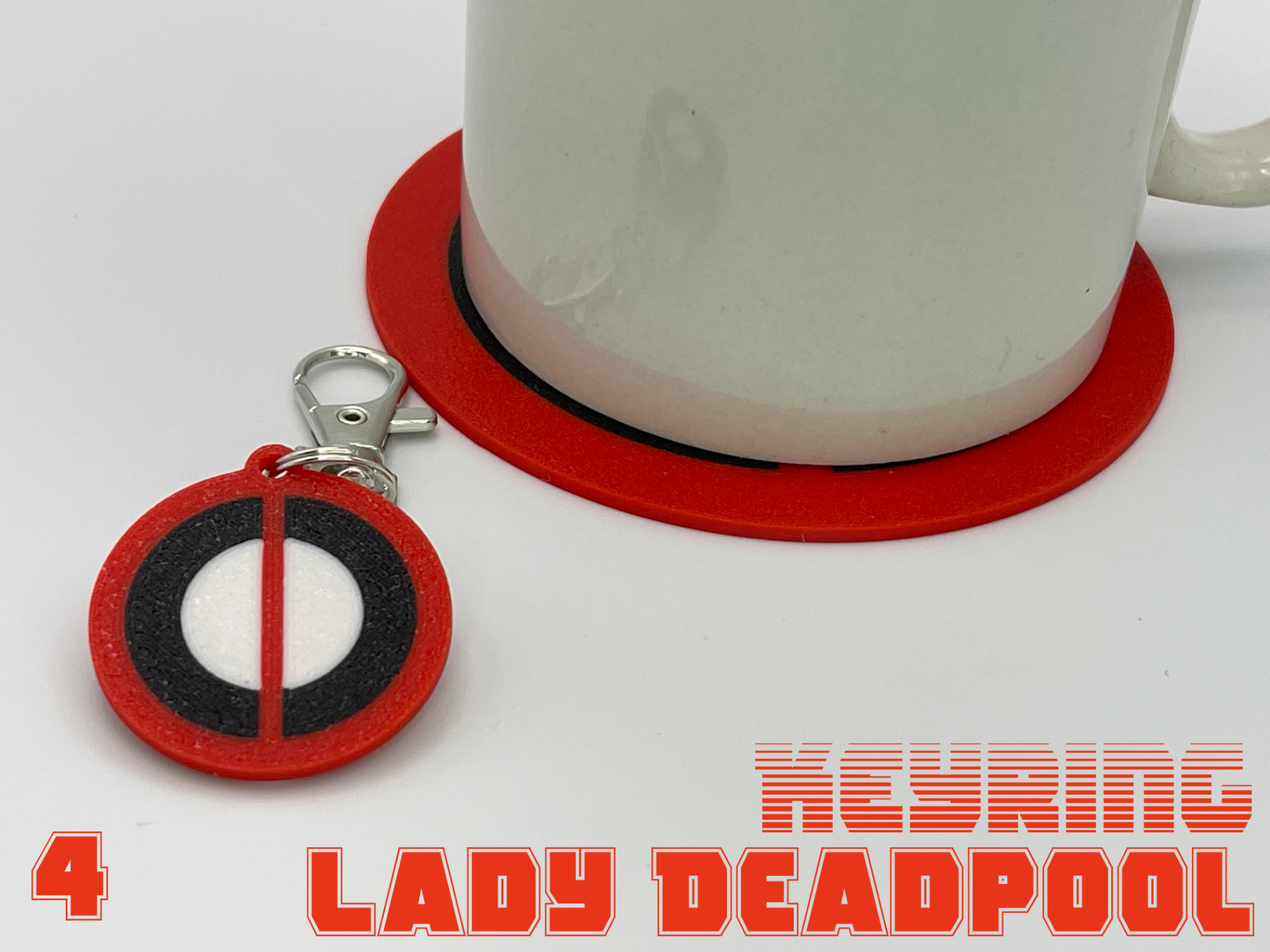 Lady Deadpool Keyring [Style 4]