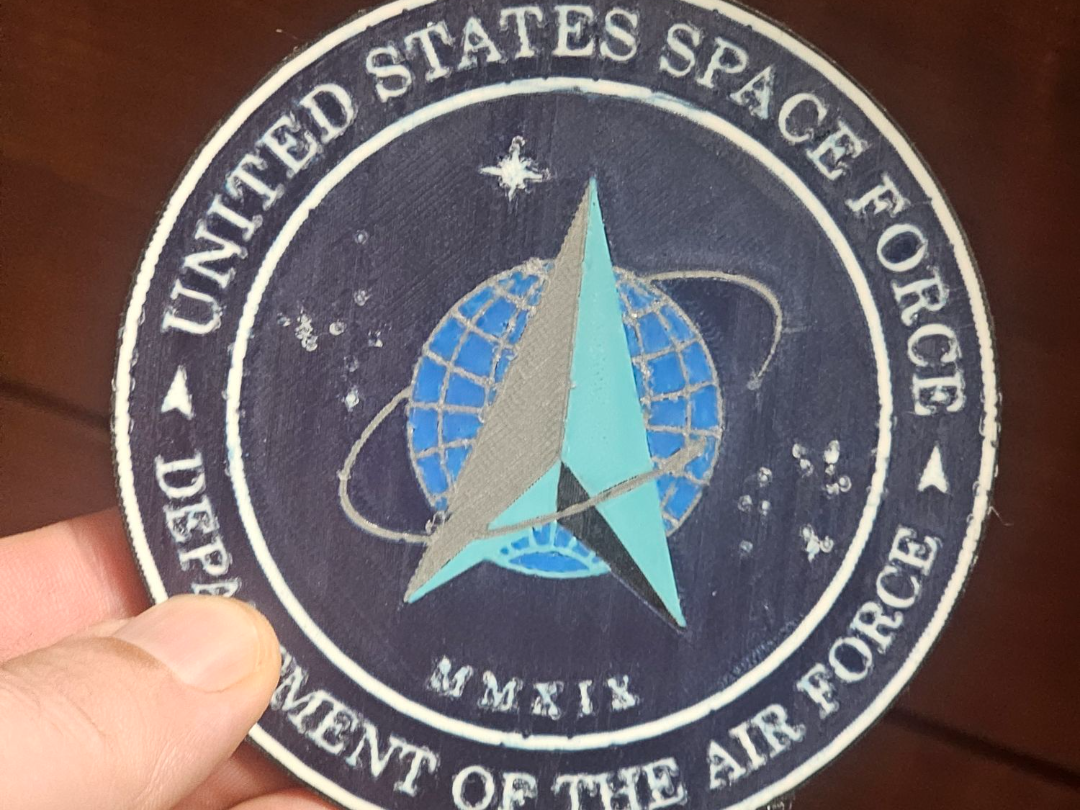 US Space Force Coaster or Logo
