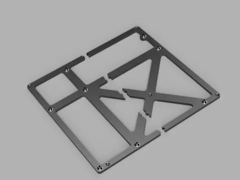 Micro ATX mounting plate