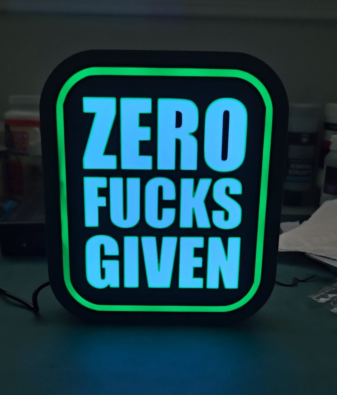 Zero F's Given