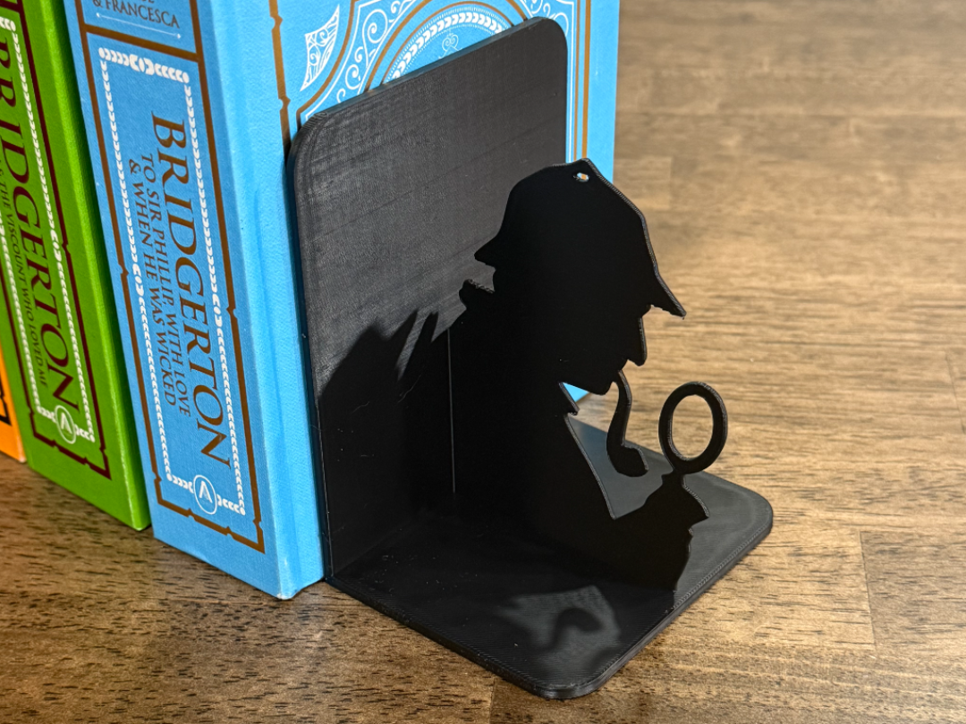Sherlock Holmes Silhouette Bookend