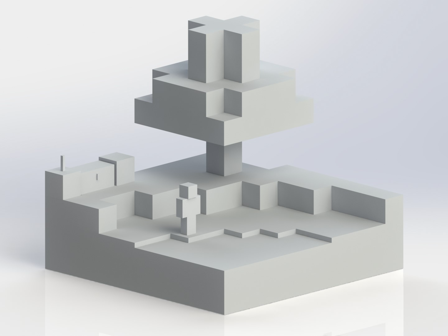 Tiny chunk of Minecraft