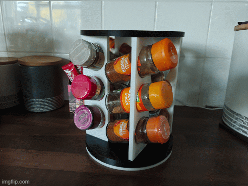 Rotating Herb And Spice Rack