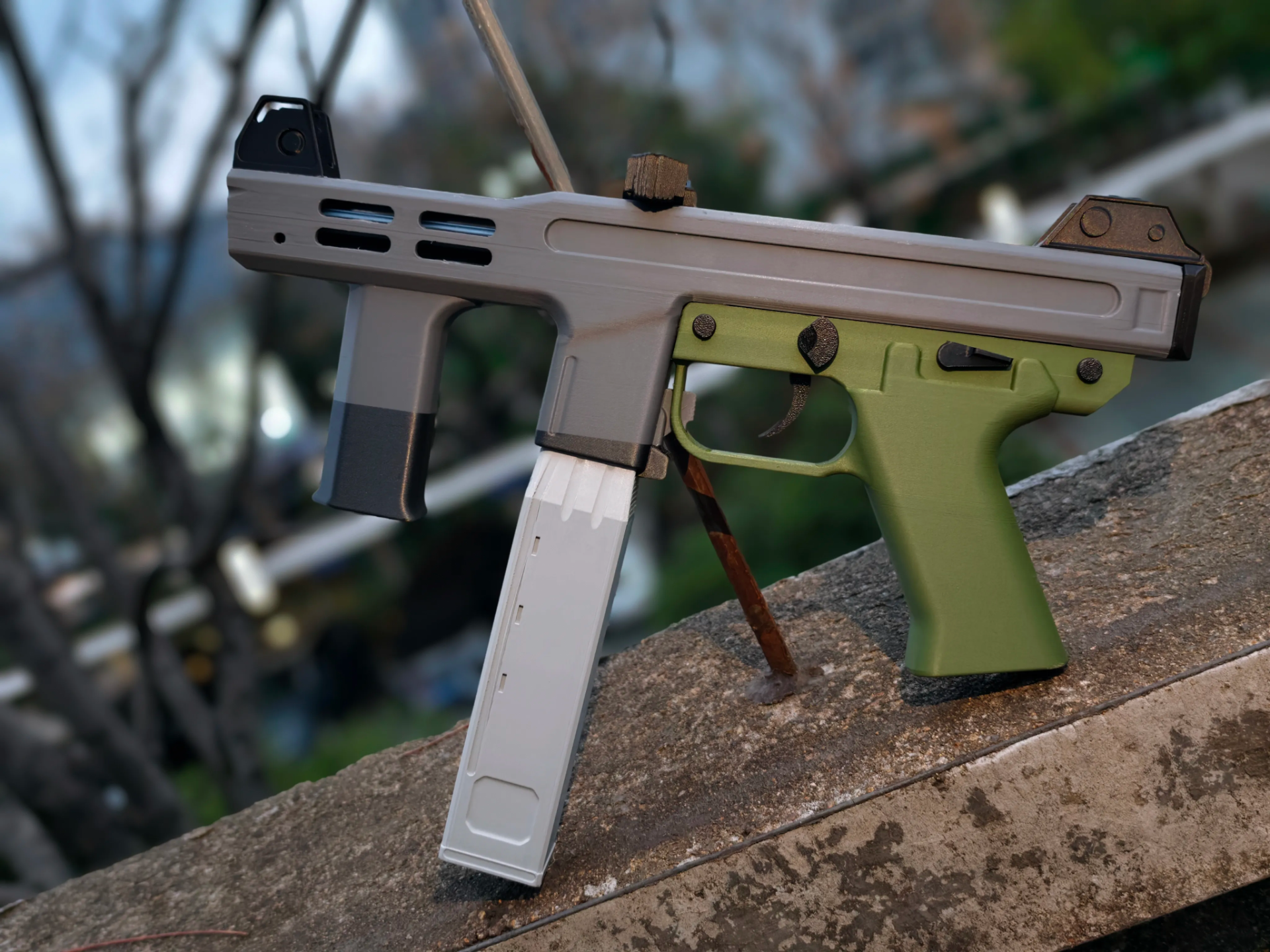 Sights of Spectre M4 toy SMG gun (no function)