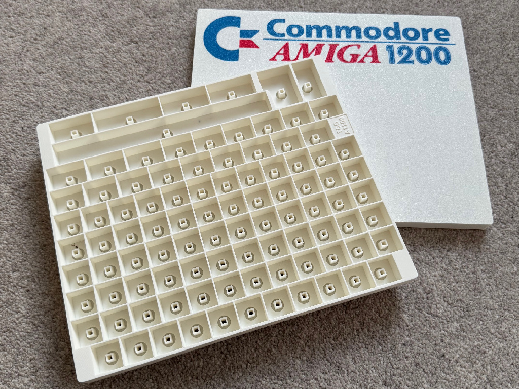 Commodore Amiga 1200 KeyCap Tray (Small Print Bed)