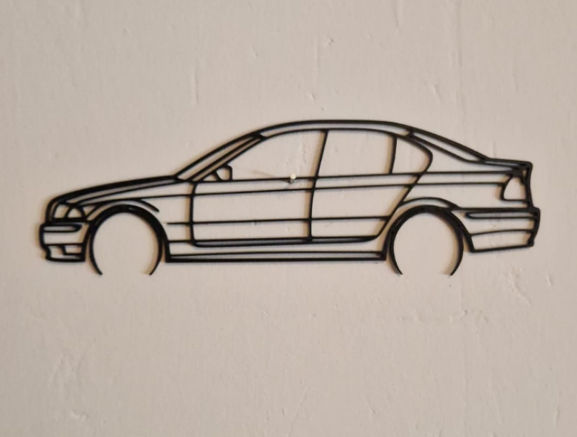 BMW E46 Sedan Silhouette