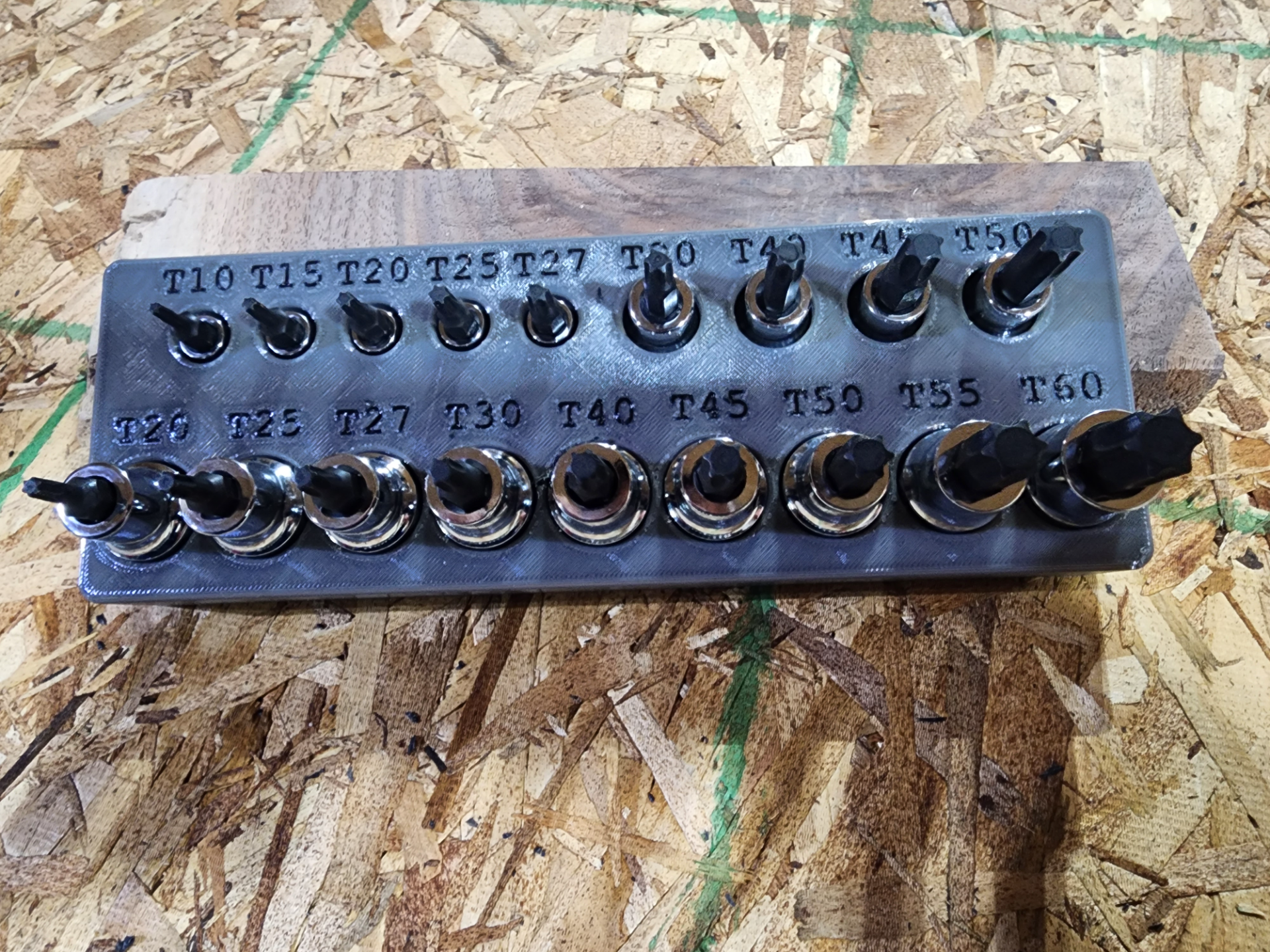 Pittsburgh 1/4", 3/8" & 1/2" Star Socket Organizer