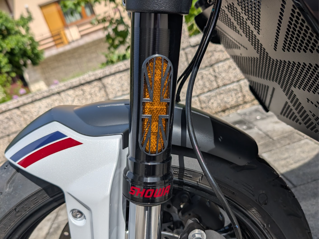 Reflector cover for Triumph - Union Jack