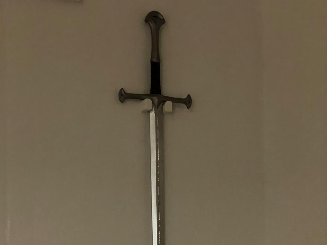 Sword Holder With Nail Hole