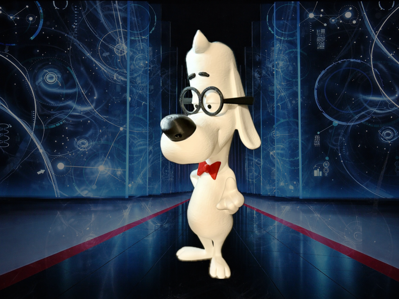 Mr Peabody from Rocky & Bullwinkle - NO AMS NEEDED