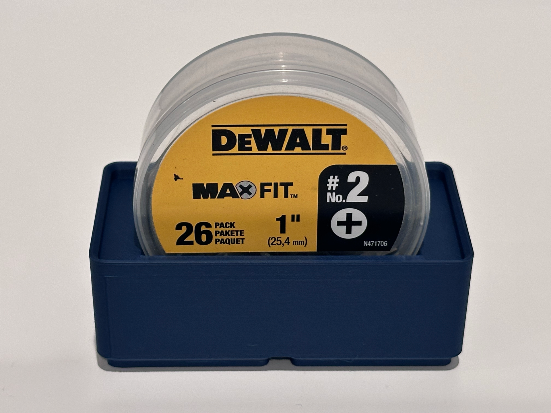 Gridfinity DeWalt Bit Case Holder