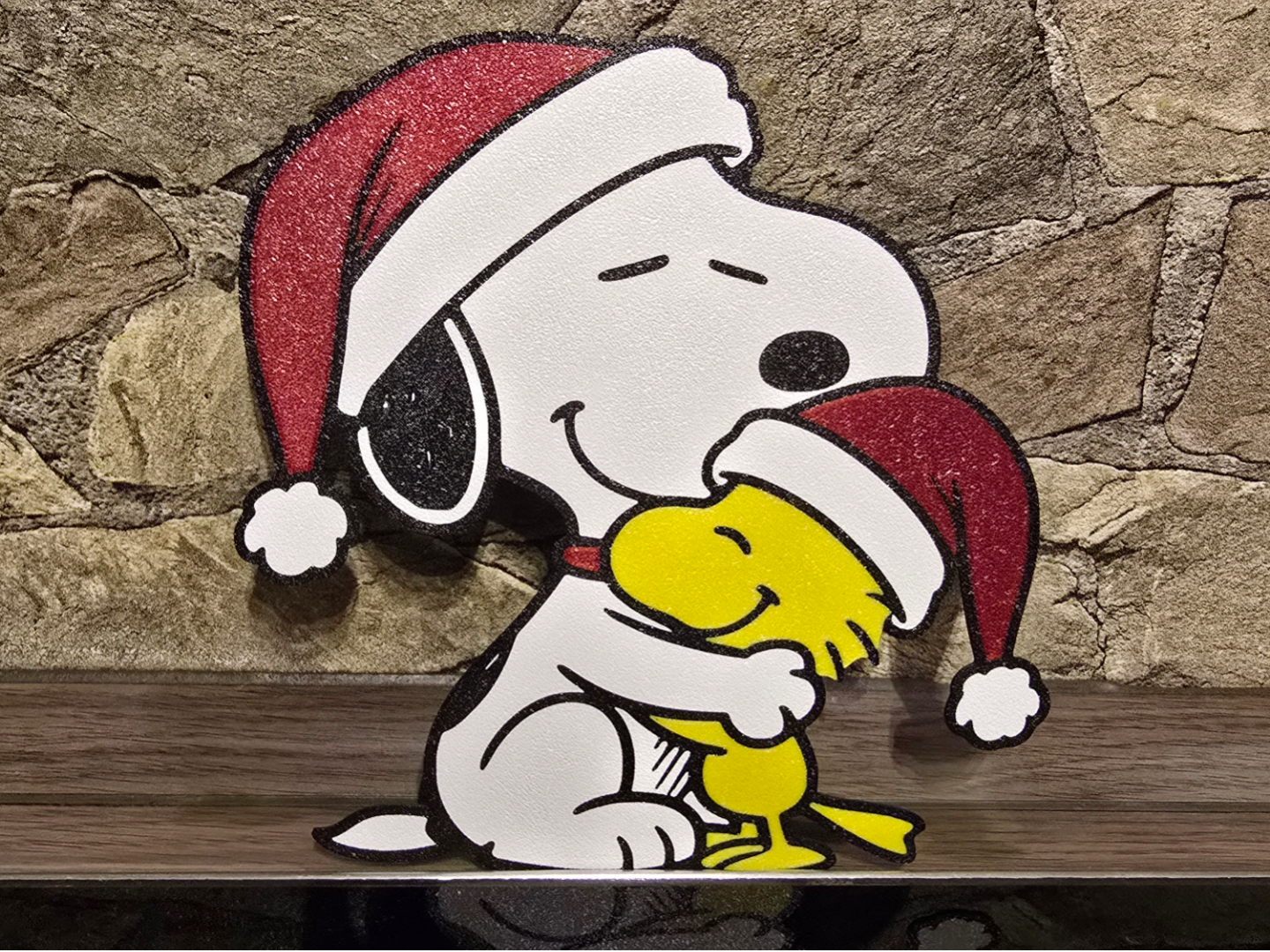 Snoopy und Woodstock Weihnachtsmütze / Peanuts