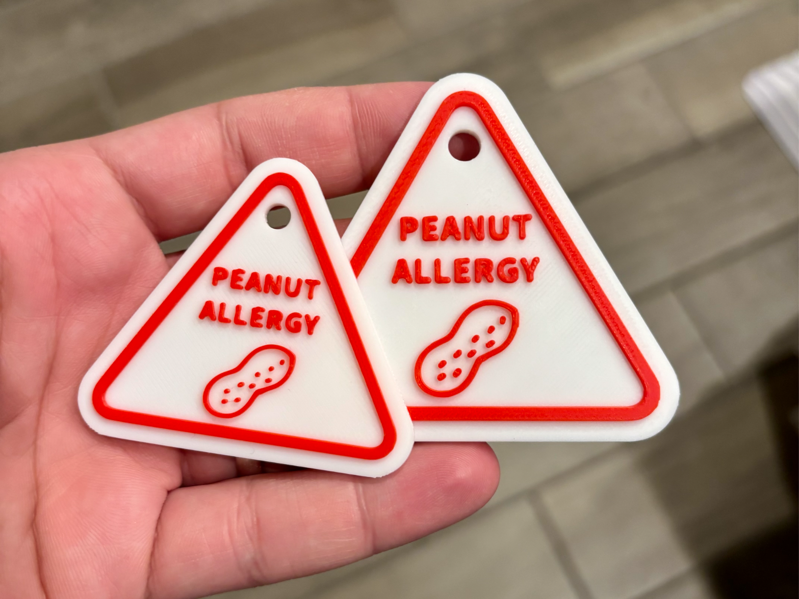 Peanut Allergy School Sign