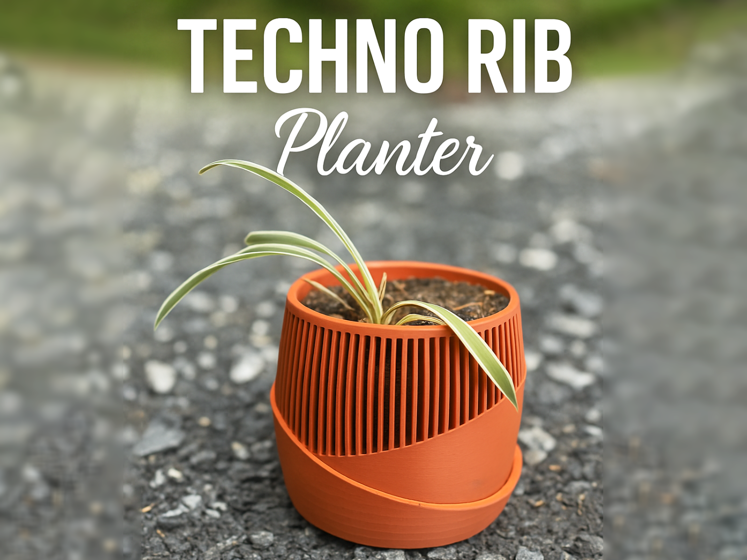Techno rib planter