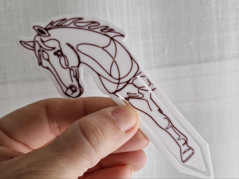 Horse bookmark  Marcador de libros caballo