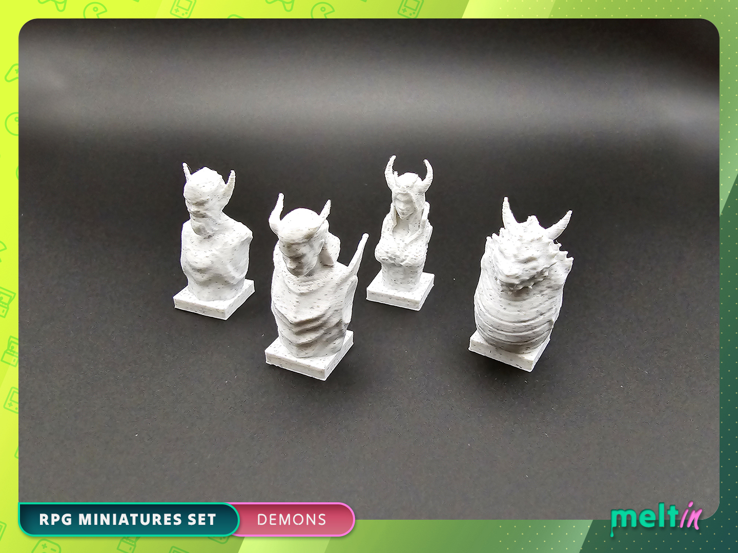 RPG Miniatures set - Demons characters