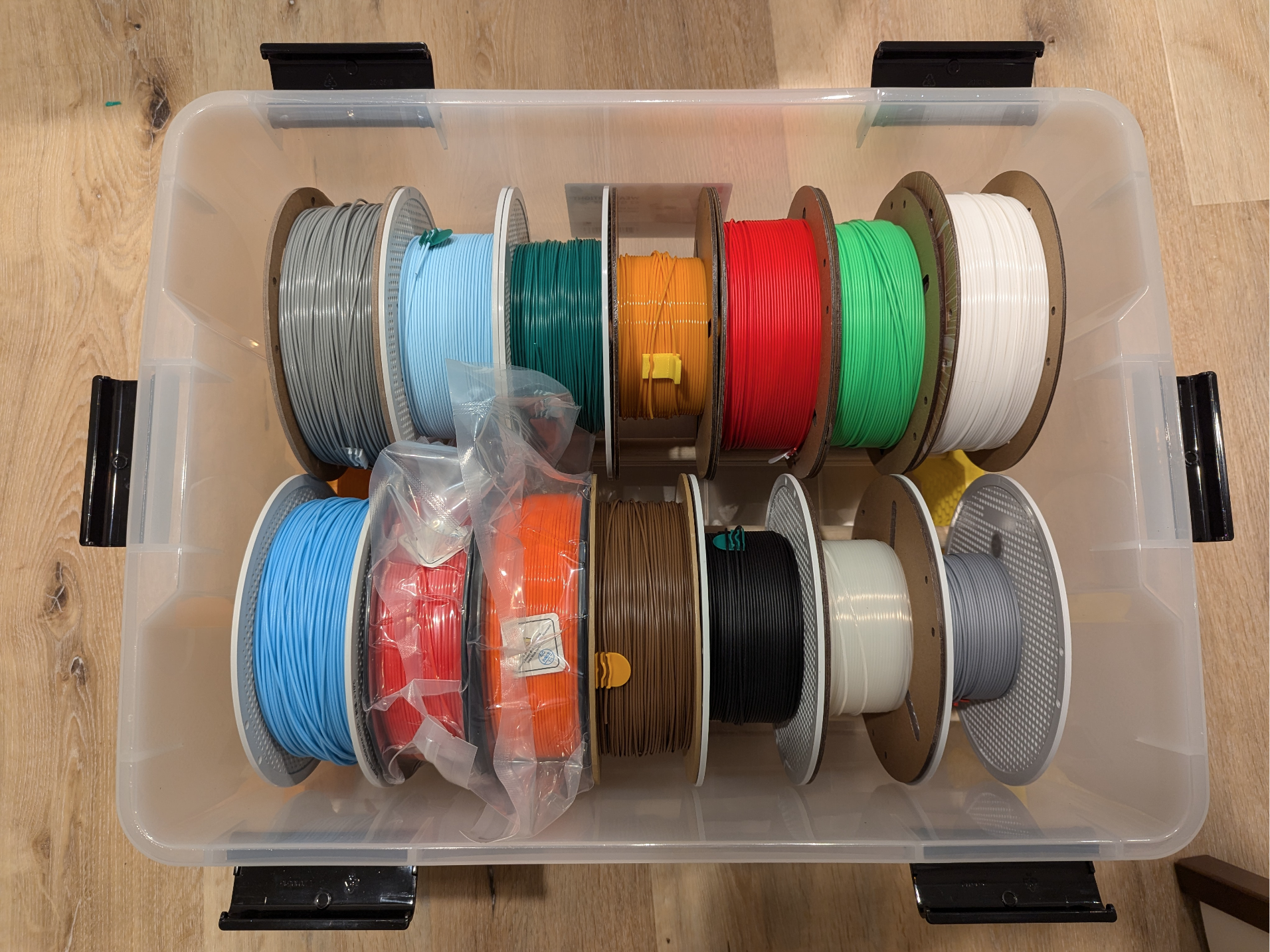 Filament storage rails for Iris 62 Qt WeatherPro