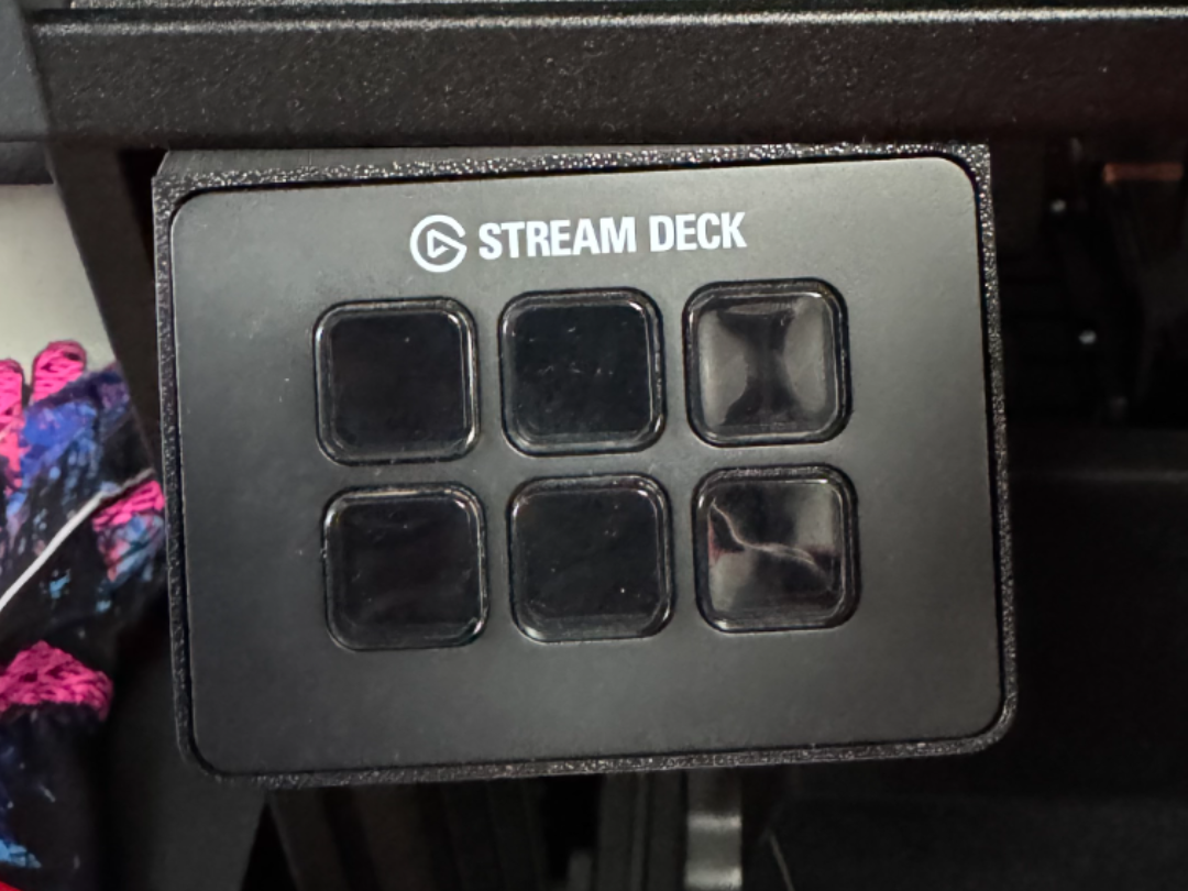 Elgato Stream Deck Mini Mount für Simrig SimRacing