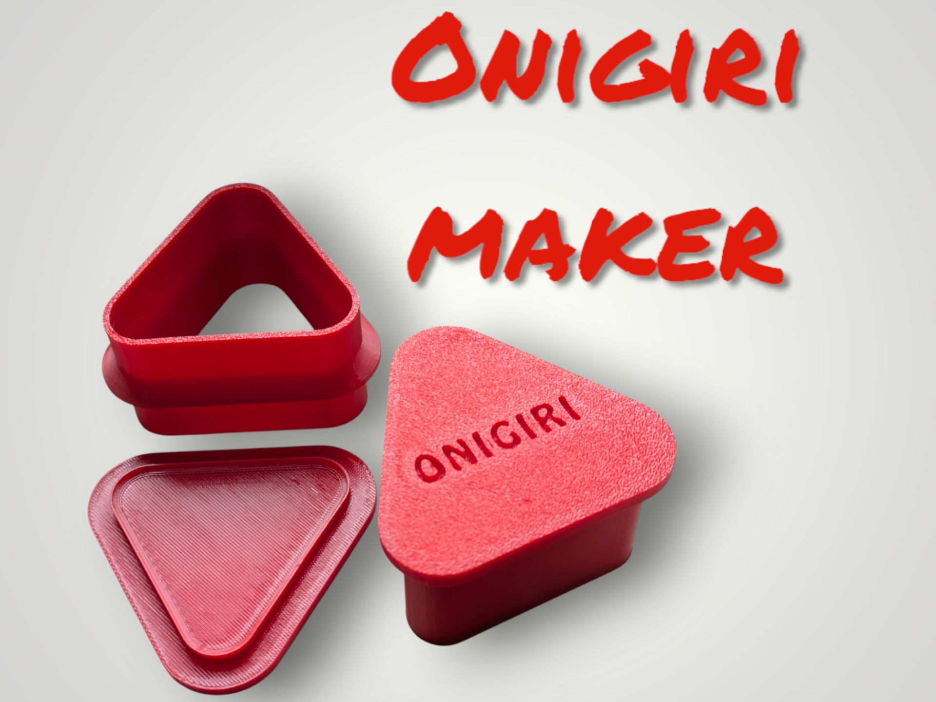 Simple Triangle Onigiri Maker / Mold