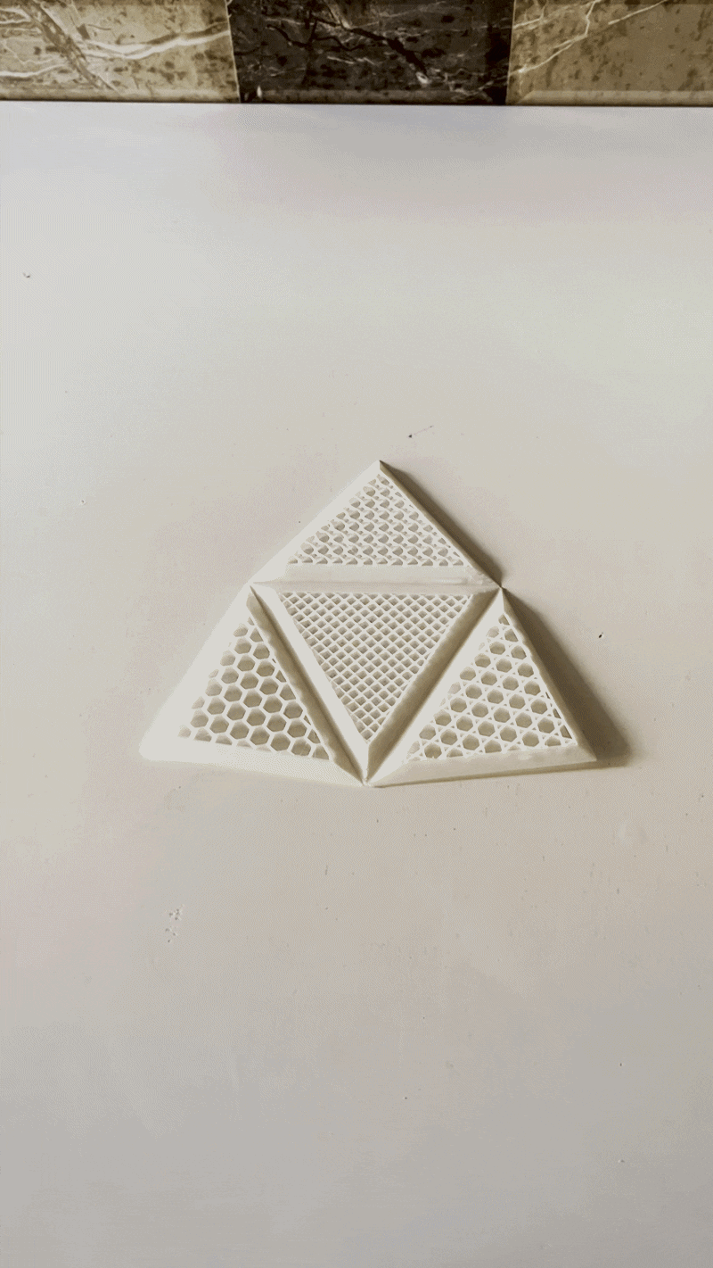 Modular Infill Pyramid – Multi-Pattern Geometric
