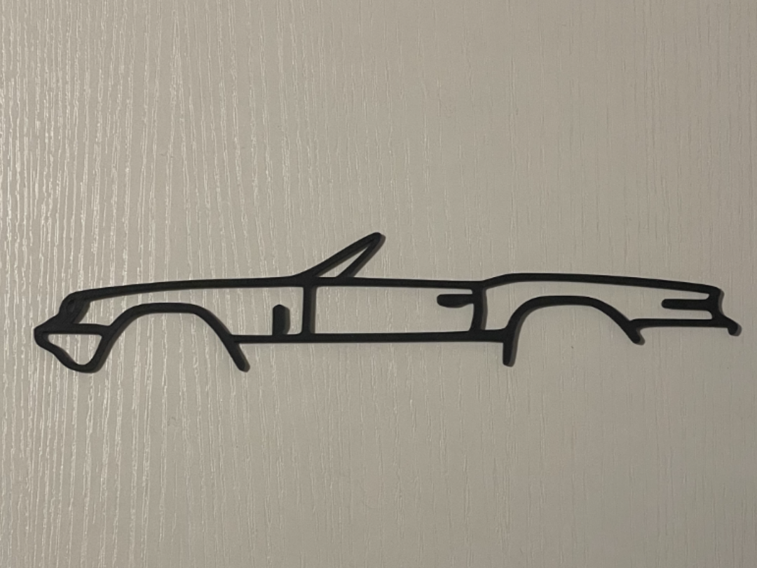 Triumph Spitfire Wall Decor 2D Silhouette