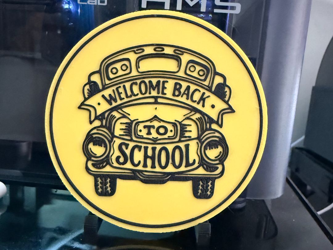 WELCOME BACK TO SCHOOL COASTER
