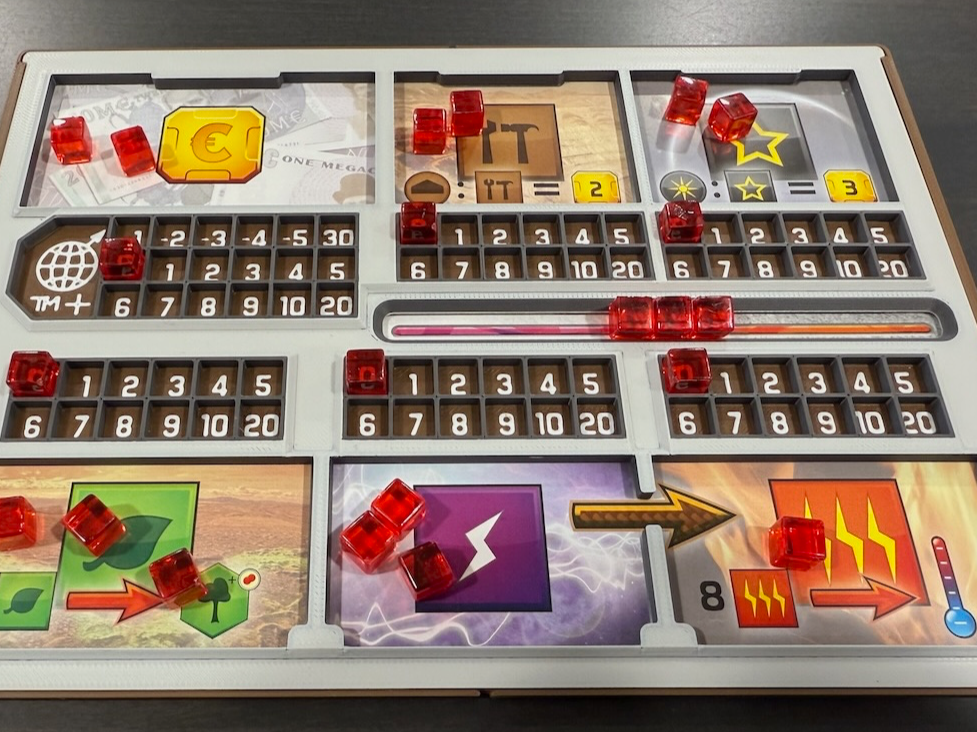 Terraforming Mars Colorized Player Mat