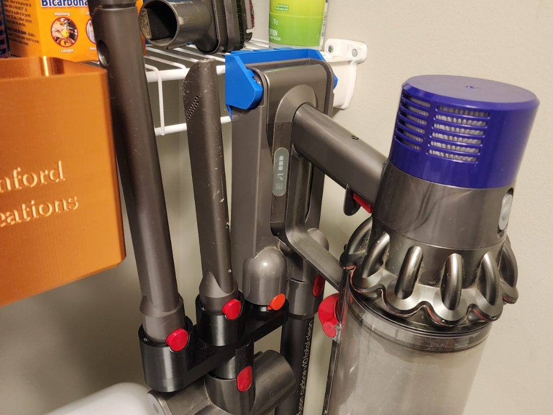 Dyson V10 wall mount and Wire shelf Mount
