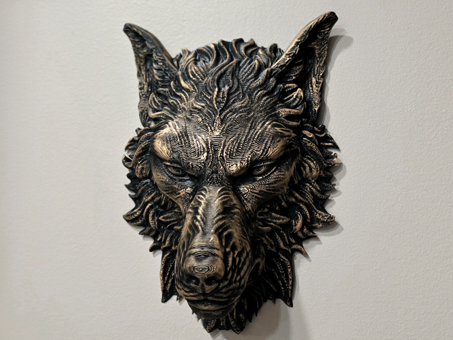 Wolf Head Wall Hang
