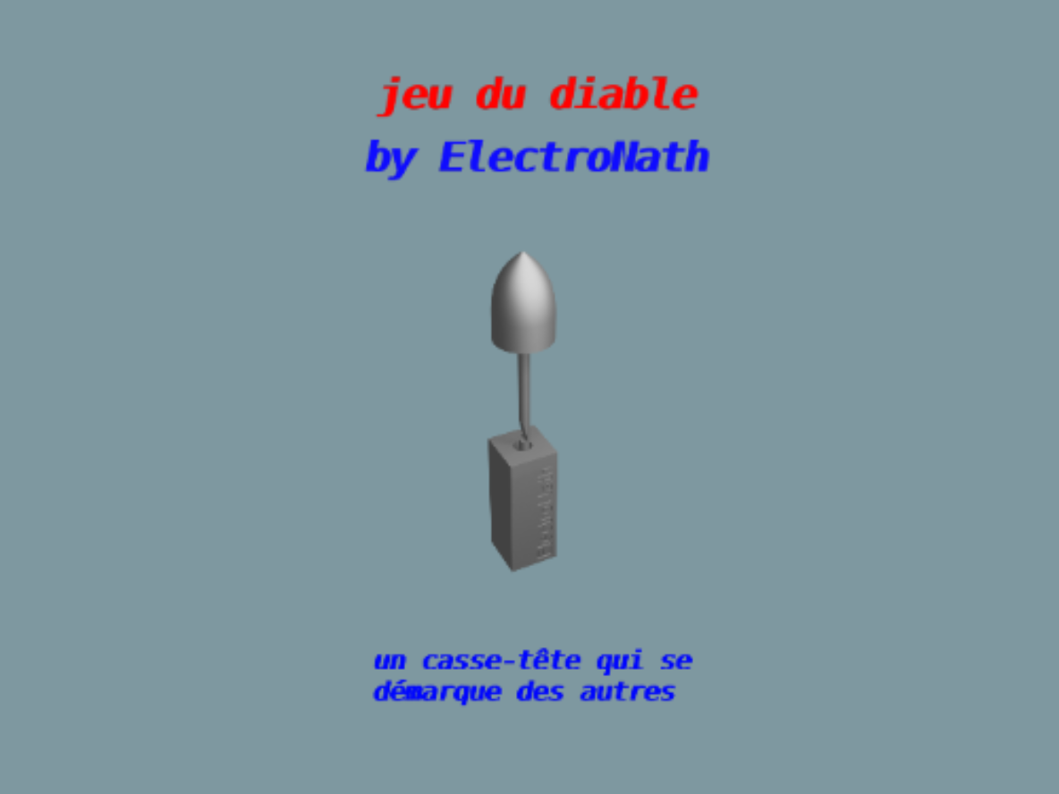casse tête jeu du diable