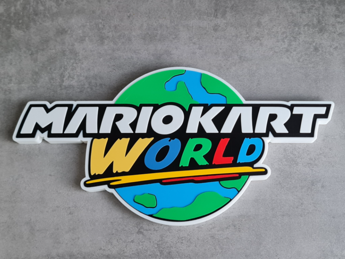 Mario Kart World Logo / Sign 