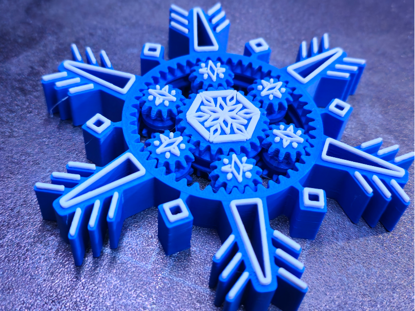 Snowflake - Planetary Gears - Fidget Spinner