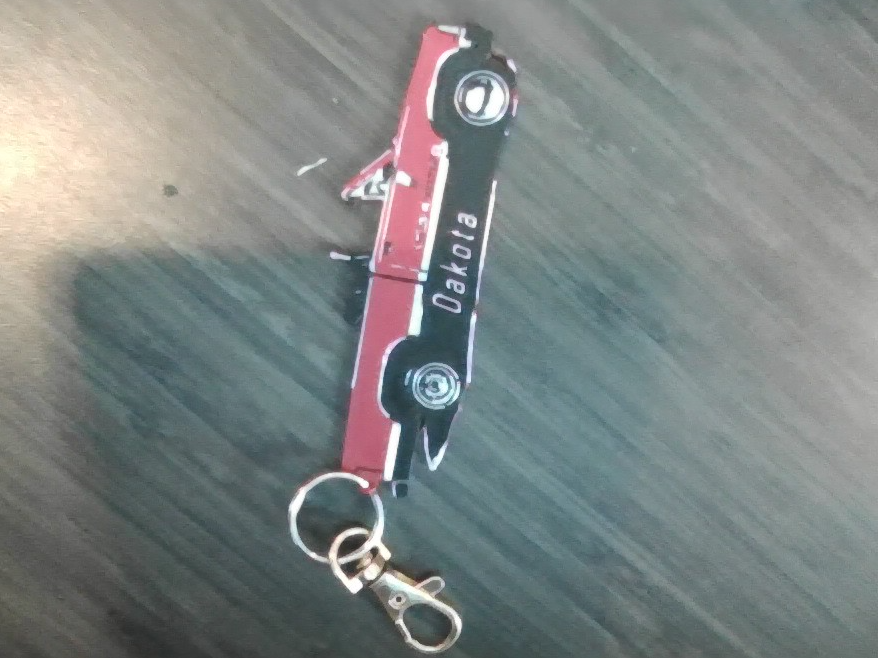 Dodge Dakota Convertible Keychain