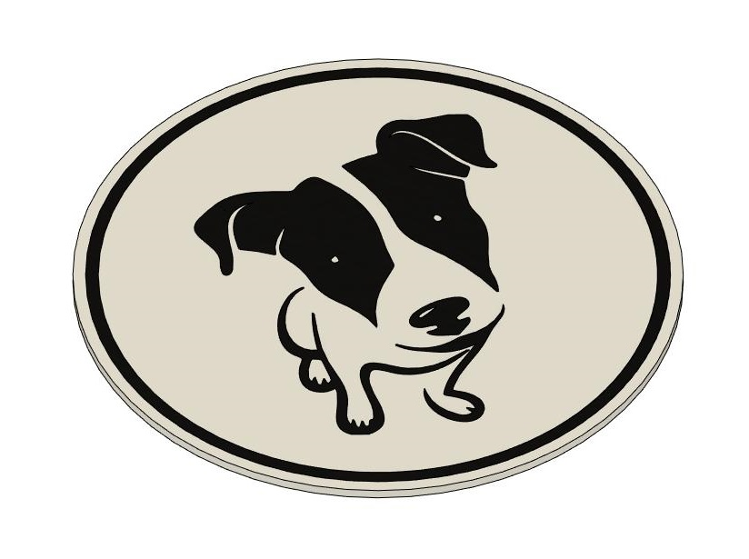 Jack Russel Terrier Coaster