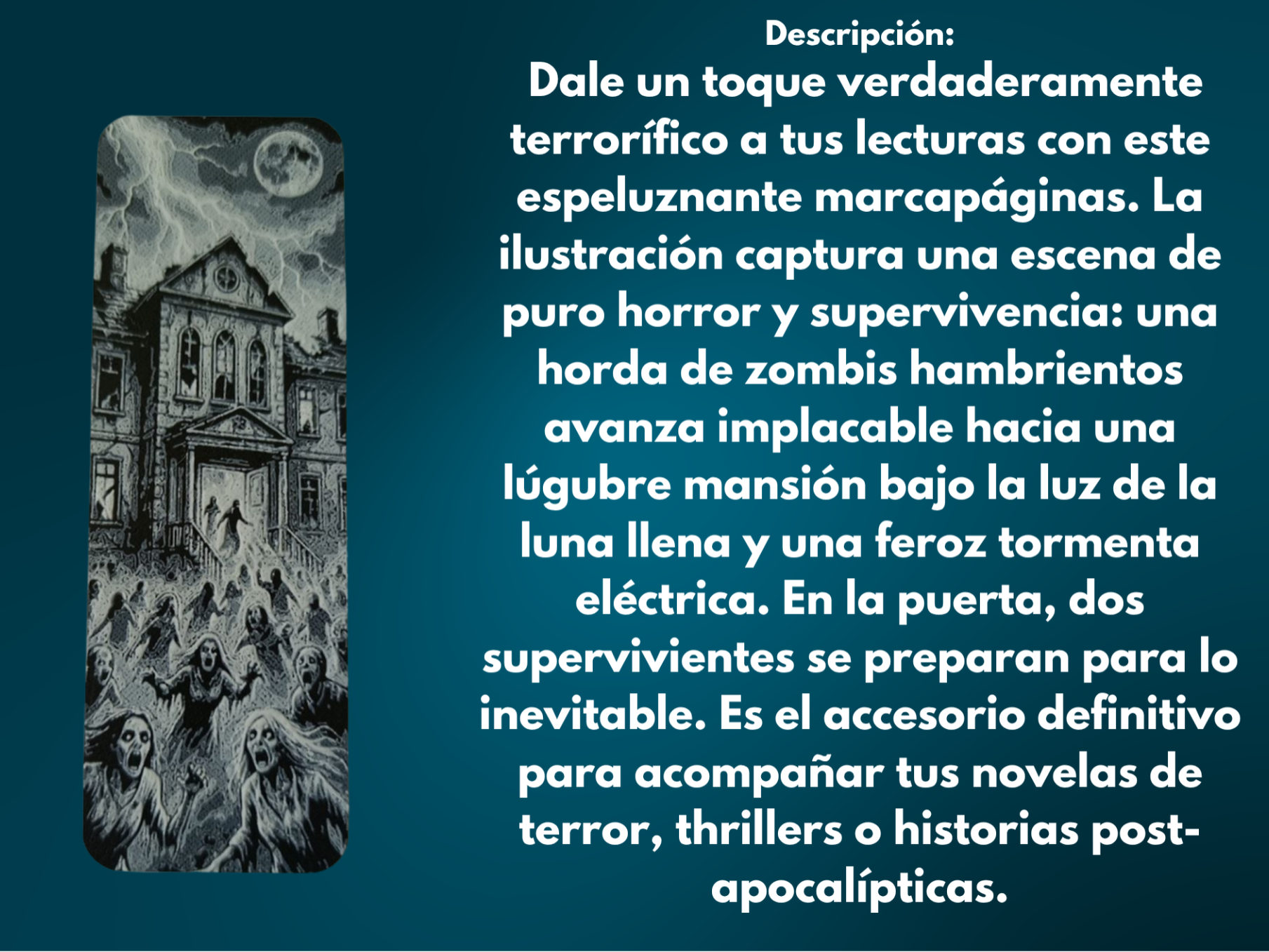 Marcapáginas Asedio Zombie