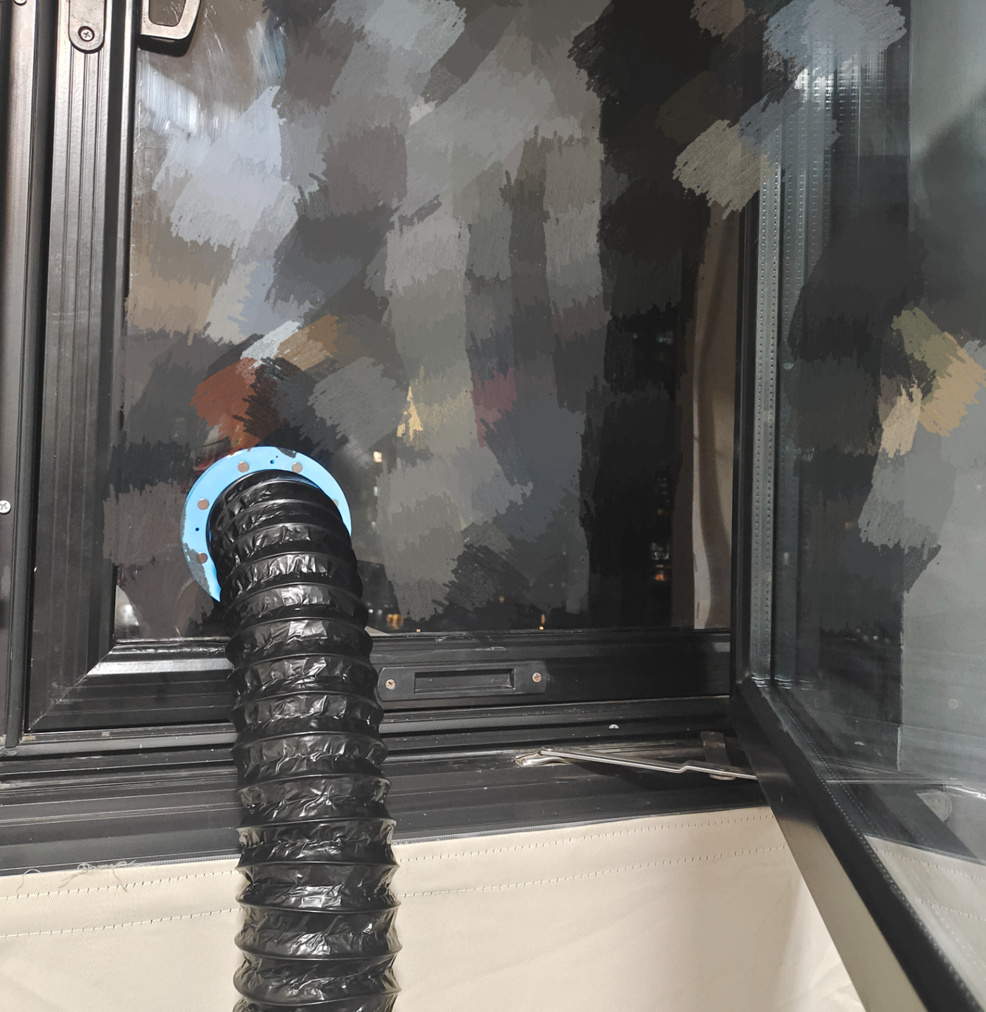 3 inch + 4 inch Magnetic exhaust window mount