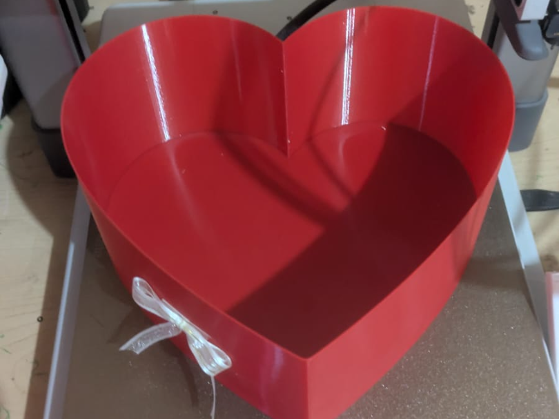 Caja de corazón delgada para decorar economica