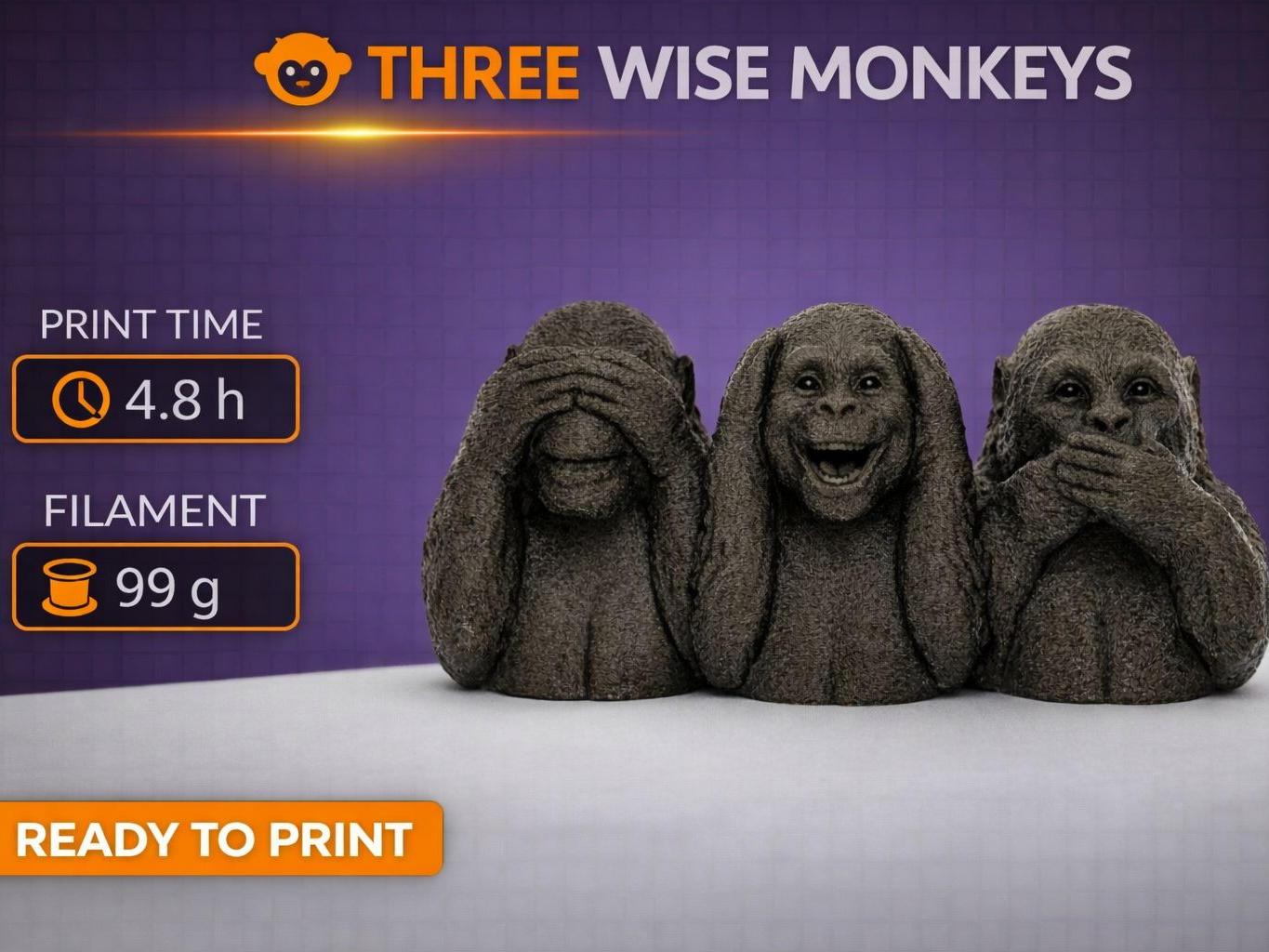 Affen  – See No Evil  Hear No Evil  Speak No Evil
