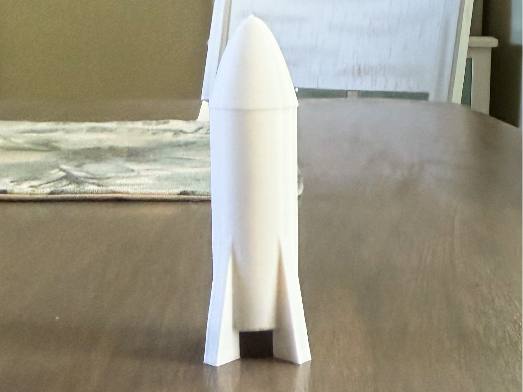 Kid-made Space Rocket
