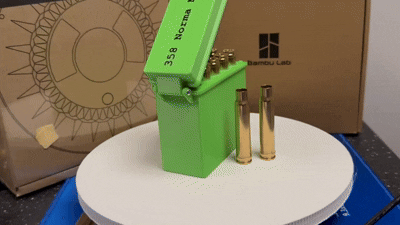 SpringGrip - Parametric Cartridge Box, 10 round