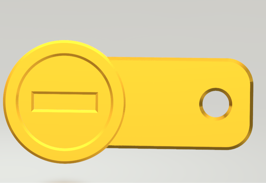 Super Mario Coin for shopping cart