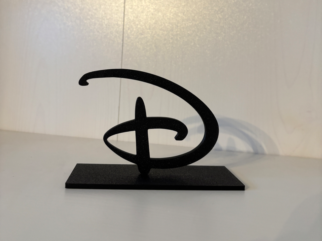 Disneys "D" Logo Aufsteller