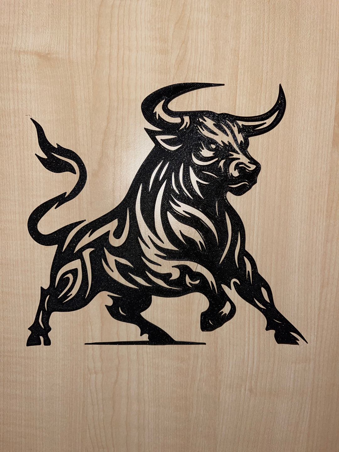 Stier Wandekoration