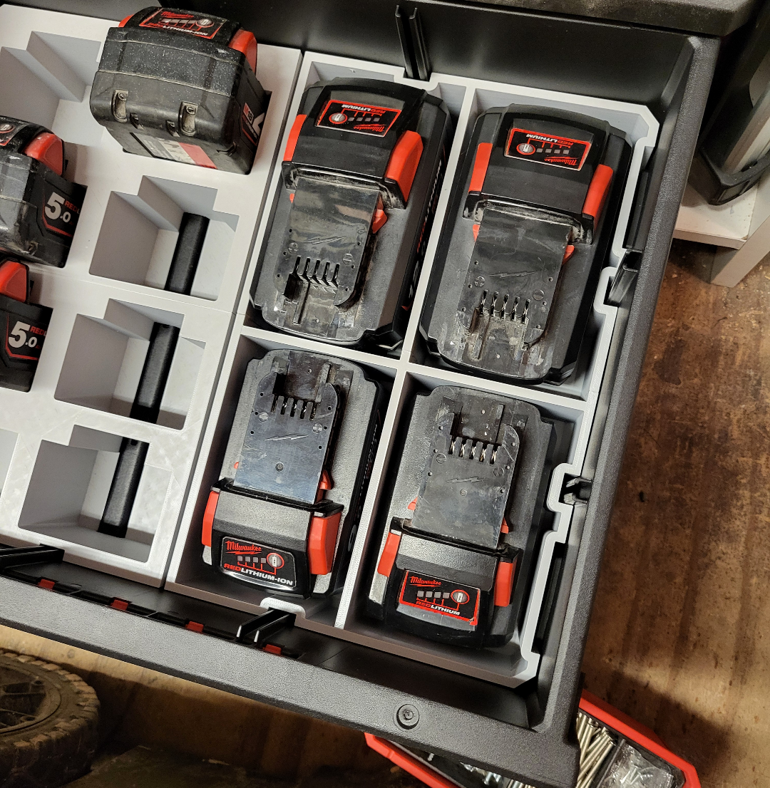 Milwaukee 12Ah battery insert
