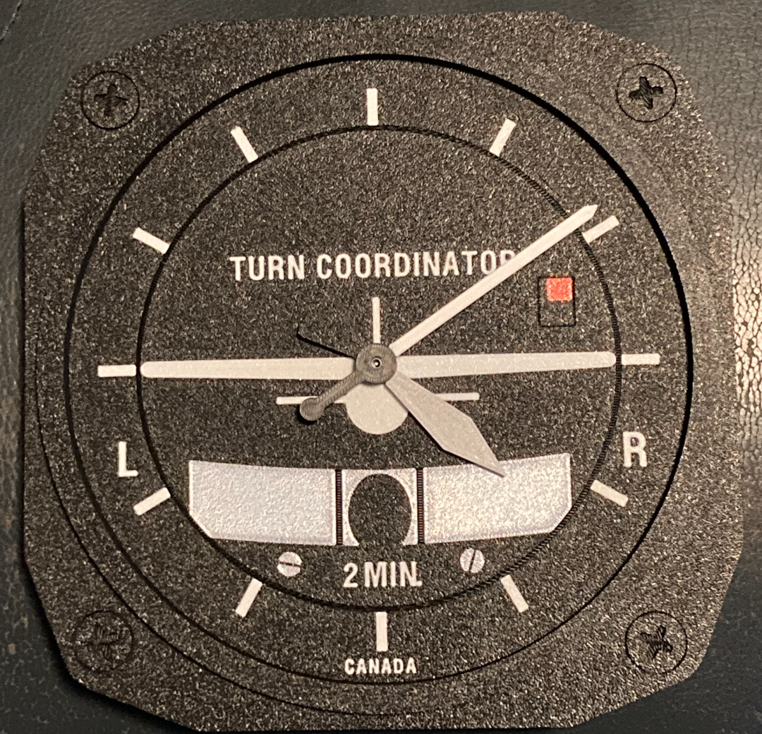 Trintec Turn and Bank Indicator wall clock