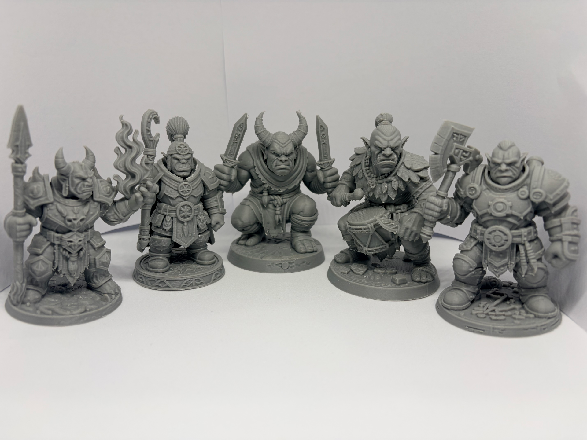 The Ironfang Warband - 5 x Orc Miniatures