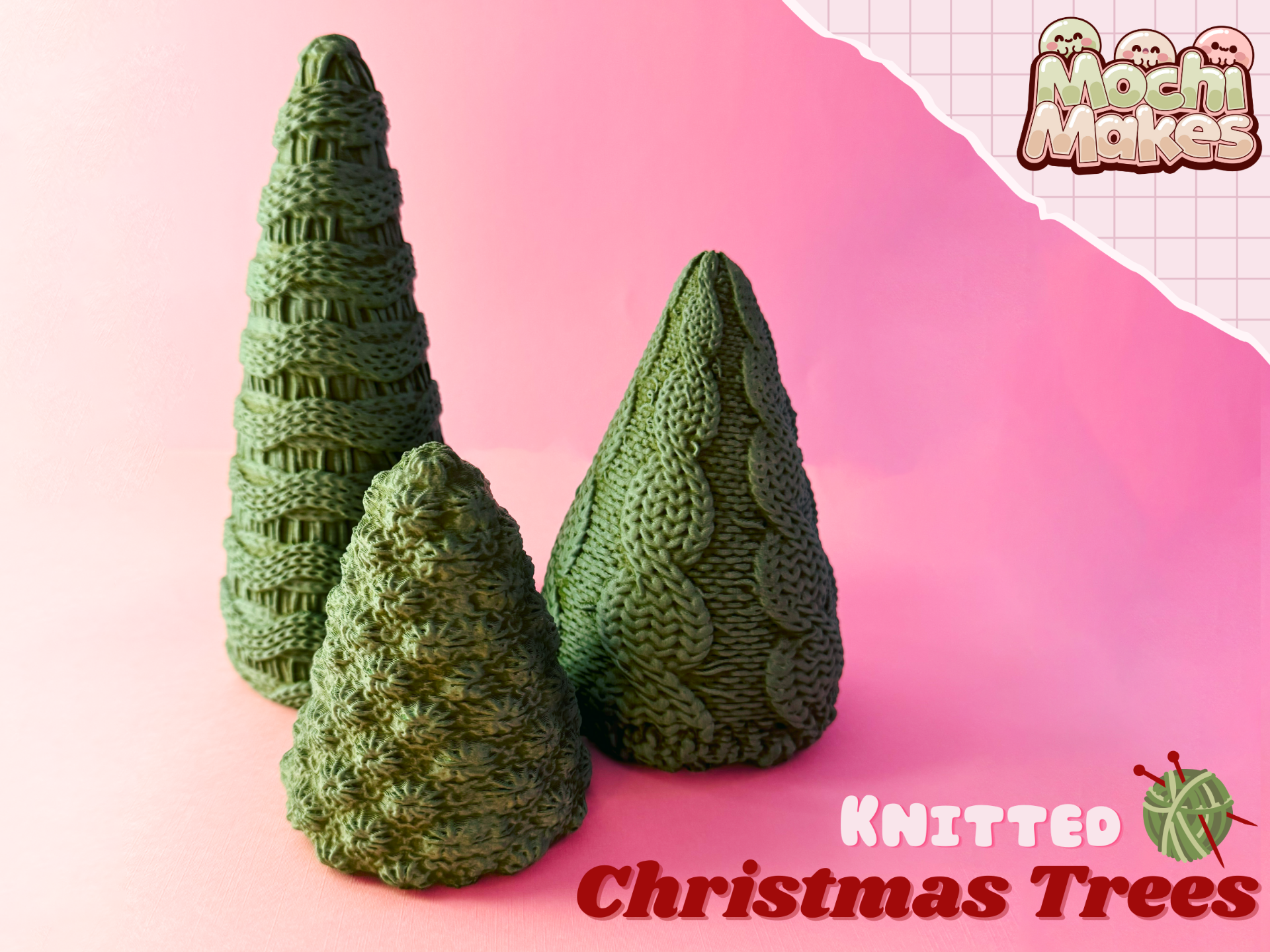 Knitted Christmas Trees!