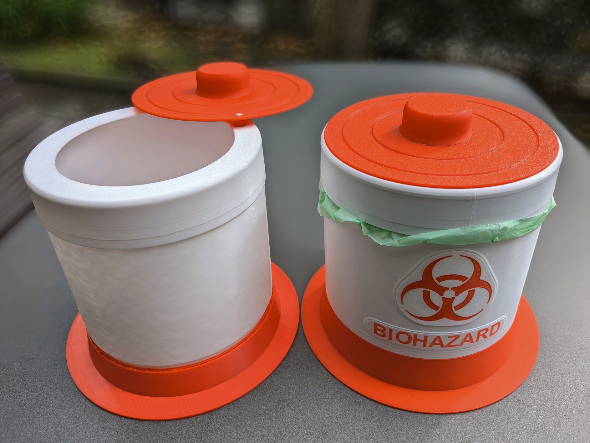Biohazard Waste Disposal Container